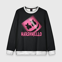 Свитшот детский Marshmello, цвет: 3D-белый