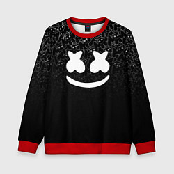 Свитшот детский Marshmello Black, цвет: 3D-красный