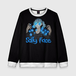 Свитшот детский Sally Face: Blue Magic, цвет: 3D-белый