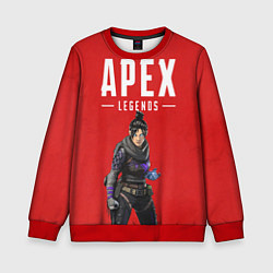 Свитшот детский Apex Legends: Red Wraith, цвет: 3D-красный