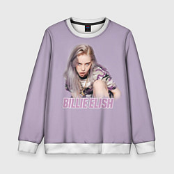 Свитшот детский Billie Eilish, цвет: 3D-белый