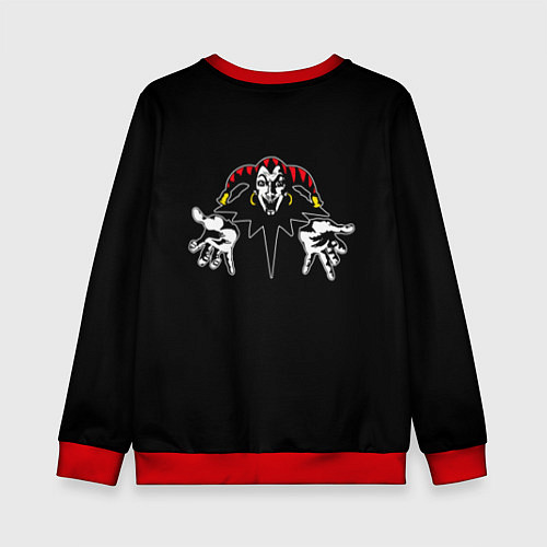 Детский свитшот КОРОЛЬ И ШУТ / 3D-Красный – фото 2