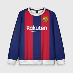 Свитшот детский Barcelona home v2 19-20, цвет: 3D-белый