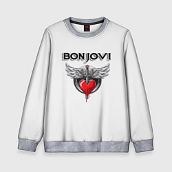 Свитшот детский Bon Jovi, цвет: 3D-меланж