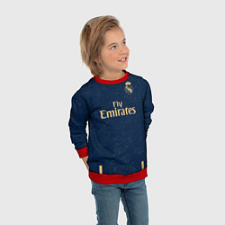 Свитшот детский Sergio Ramos away 19-20, цвет: 3D-красный — фото 2