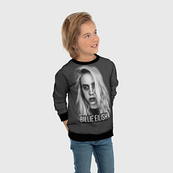 Свитшот детский BILLIE EILISH, цвет: 3D-черный — фото 2