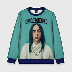 Свитшот детский BILLIE EILISH, цвет: 3D-синий