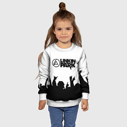 Свитшот детский LINKIN PARK, цвет: 3D-белый — фото 2