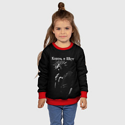 Свитшот детский КОРОЛЬ И ШУТ, цвет: 3D-красный — фото 2