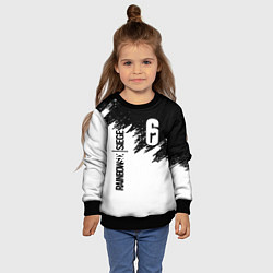 Свитшот детский RAINBOW SIX SIEGE, цвет: 3D-черный — фото 2