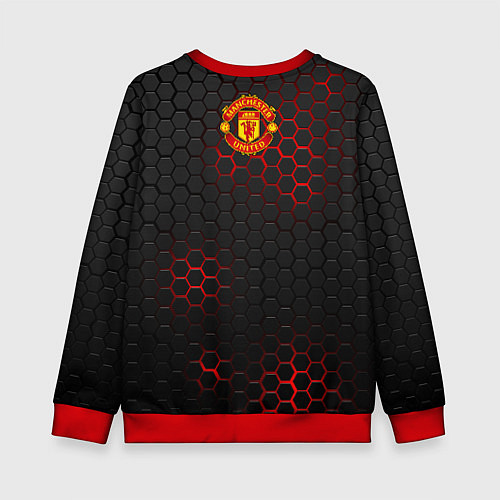Детский свитшот Манчестер юнайтед: FCMU / 3D-Красный – фото 2