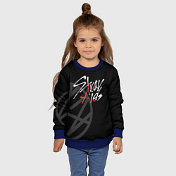 Свитшот детский Stray Kids, цвет: 3D-синий — фото 2