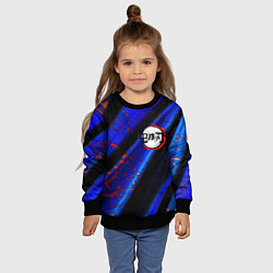 Свитшот детский Kimetsu no Yaiba, цвет: 3D-черный — фото 2