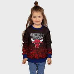 Свитшот детский CHICAGO BULLS, цвет: 3D-синий — фото 2