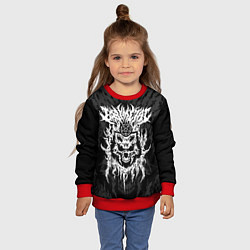 Свитшот детский BABYMETAL, цвет: 3D-красный — фото 2