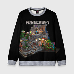 Свитшот детский MINECRAFT, цвет: 3D-меланж