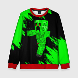 Свитшот детский MINECRAFT, цвет: 3D-красный