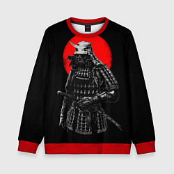 Свитшот детский Самурай, цвет: 3D-красный