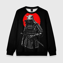 Свитшот детский Самурай, цвет: 3D-черный