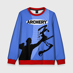 Свитшот детский Archery, цвет: 3D-красный