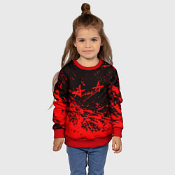 Свитшот детский АлисА, цвет: 3D-красный — фото 2