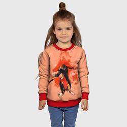 Свитшот детский Парное фигурное катание, цвет: 3D-красный — фото 2