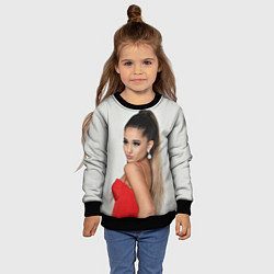 Свитшот детский Ariana Grande Ариана Гранде, цвет: 3D-черный — фото 2