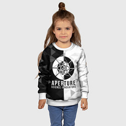 Свитшот детский PORTAL, цвет: 3D-белый — фото 2