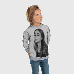 Свитшот детский Ariana Grande Ариана Гранде, цвет: 3D-меланж — фото 2