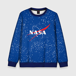 Свитшот детский NASA, цвет: 3D-синий