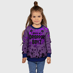 Свитшот детский Droppin Boys, цвет: 3D-синий — фото 2