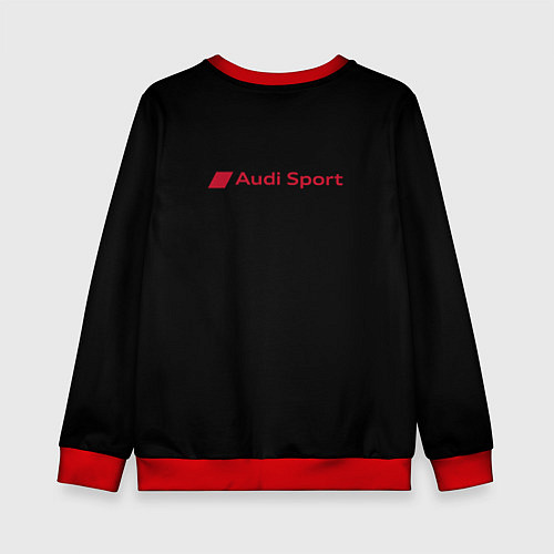 Детский свитшот AUDI RS / 3D-Красный – фото 2