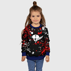 Свитшот детский MONOKUMA, цвет: 3D-синий — фото 2