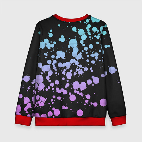 Детский свитшот Fortnite LLAMA / 3D-Красный – фото 2