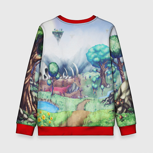 Детский свитшот TERRARIA / 3D-Красный – фото 2