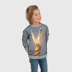 Свитшот детский Heroes of Might and Magic, цвет: 3D-меланж — фото 2