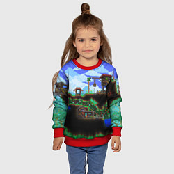 Свитшот детский TERRARIA EXCLUSIVE, цвет: 3D-красный — фото 2