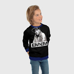 Свитшот детский Eminem, цвет: 3D-синий — фото 2