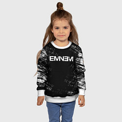Свитшот детский EMINEM, цвет: 3D-белый — фото 2