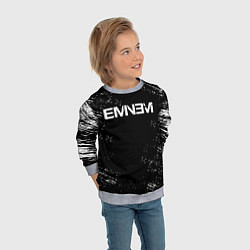 Свитшот детский EMINEM, цвет: 3D-меланж — фото 2