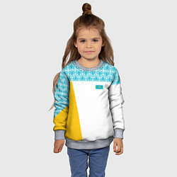 Свитшот детский Казахстан Форма, цвет: 3D-меланж — фото 2
