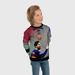 Свитшот детский Messi, цвет: 3D-черный — фото 2