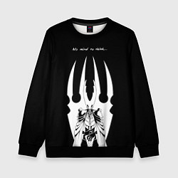 Свитшот детский Hollow Knight, цвет: 3D-черный