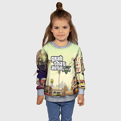 Свитшот детский GTA 5, цвет: 3D-меланж — фото 2