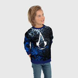 Свитшот детский ASSASSINS CREED, цвет: 3D-синий — фото 2