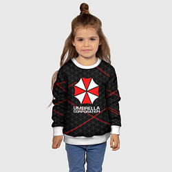Свитшот детский UMBRELLA CORP, цвет: 3D-белый — фото 2