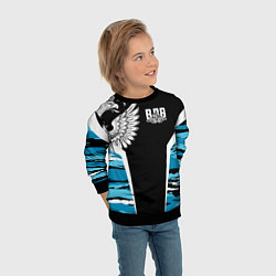 Свитшот детский Камуфляж ВДВ, цвет: 3D-черный — фото 2