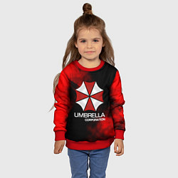 Свитшот детский UMBRELLA CORP, цвет: 3D-красный — фото 2