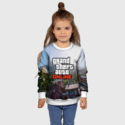 Свитшот детский GTA Online, цвет: 3D-белый — фото 2