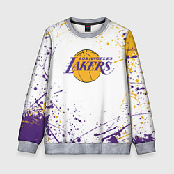 Свитшот детский LA LAKERS, цвет: 3D-меланж